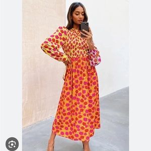 Never Fully Dressed Floral Swedish Clash Dress Size 20